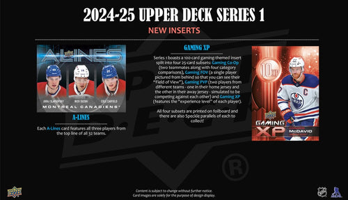 Upper Deck 2024-2025 Series One Blaster Box